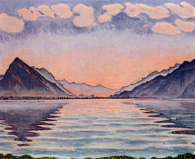 Ferdinand Hodler Lake Thun oil painting picture